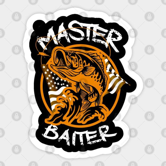 Master Baiter fishing Sticker by Space Monkeys NFT